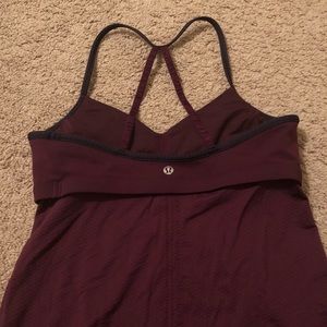 Lulu Lemon Tank Top- Maroon and Navy Blue